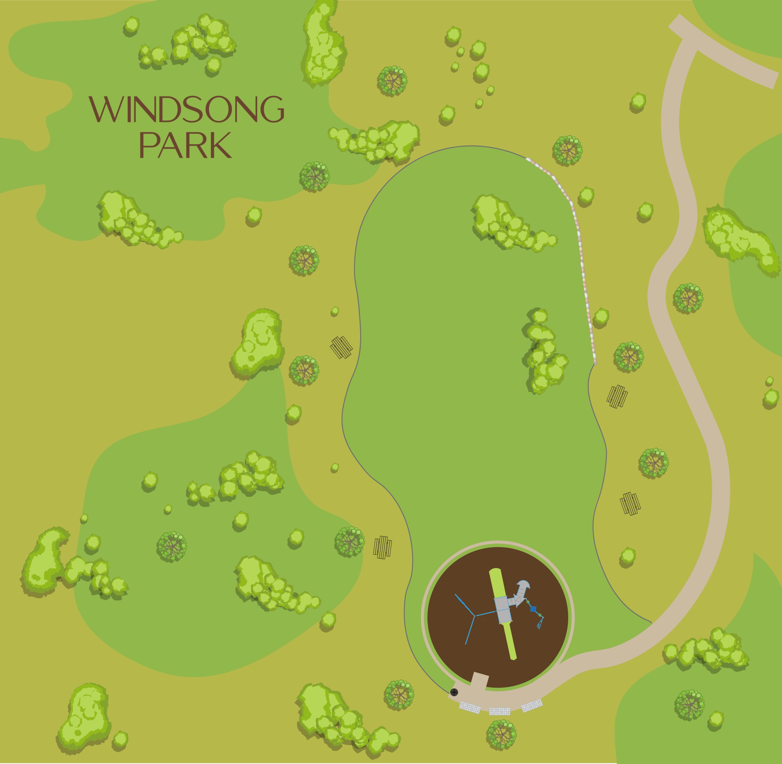 Windsong playscape rendering